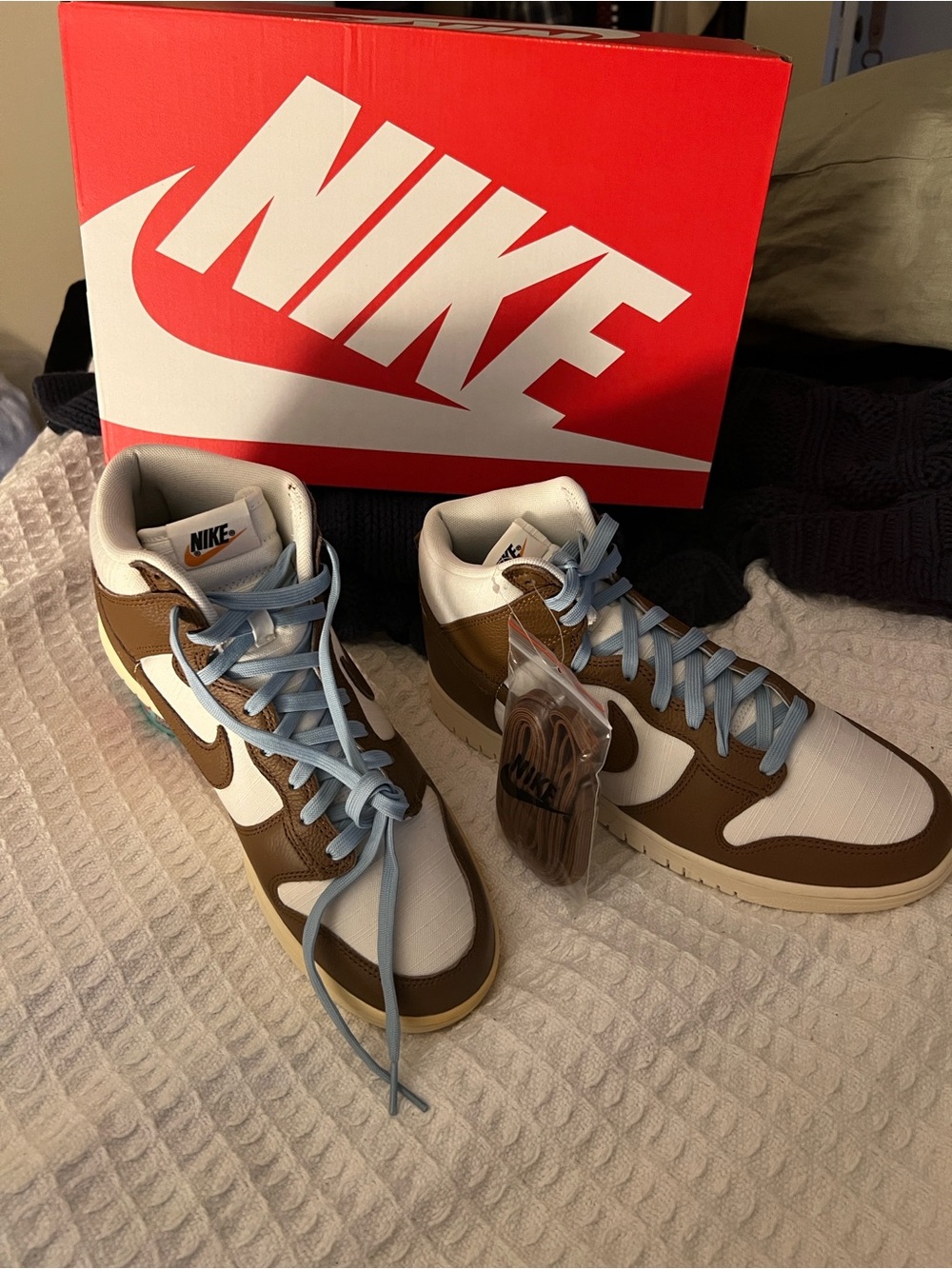 Nike Dunk High Retro Premium Certified Fresh Pecan Brown White DQ8800-200